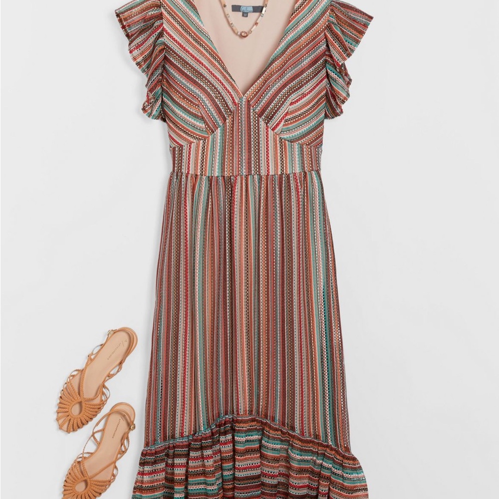 Anthropologie x Eva Franco Perri Petite Midi Dress - SM Petite.